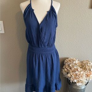 Cupshe Blue Halter Dress